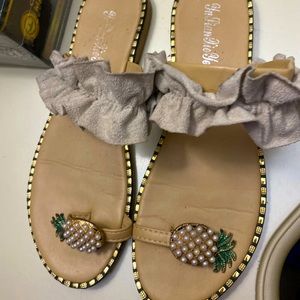 Pineapple Sandals.
